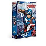 Os Vingadores: Capitão América - Quebra-cabeça - 60 Peças - Toyster Brinquedos