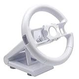 Ostent Multi-angle Racing Game Steering Wheel Stand For Nintendo Wii Console Controller Color White