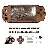OSTENT Peças De Reposição Para Placa Frontal De Invólucro Completo Para Console Sony PSP 2000 Cor Marrom