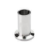 Othmro Ponteira De Tubo A Vácuo 304 De Aço Inoxidável Com 30 Mm De Flange Diâmetro Solda De Tubo A Vácuo Na Virola Com 20 Mm De Comprimento OTH191028J 0055 1PCS 40mm