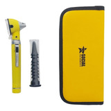Otoscópio Medico Cor Amarelo 2 5v