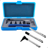 Otoscópio Médico Tipo Caneta Lanterna Azul