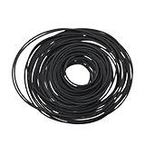 OTOTEC 112 Peças De Correias De Borracha Para Gravador De 1 Mm Comprimento Dobrado 40 190 Mm Fita Cassete Mista Para Gravador CD ROM Máquinas De Vídeo Unidade De DVD Walkman 2 Conjuntos 