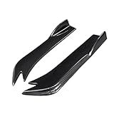OtpOutopa Spoiler De Carro Difusor Traseiro Universal- Para-choque Traseiro Carroceria Canard Spoilers Aba Preta Saia Lateral Spoiler Divisor Protetor Decoração Exterior Kit De Acabamento Anti-riscos