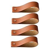 OUNONA 4 Pcs Montado Na Parede Com Cabide Toalha Gancho Cortina Haste Suporte Para Banheiro Cozinha Quarto Estilo Boêmio Decoração 4 Pçs Preto Porta Cortinas Mão Arara Couro Anel 2 Em 1