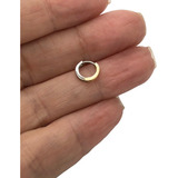 Ouro 18k Piercing Tragus Cartilagem Argola Fecho Trava Click