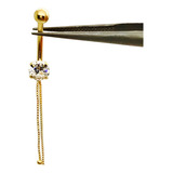 Ouro 18k Piercing Umbigo