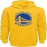 Outerstuff Moletom Com Capuz NBA Youth 8 20 Team Color Primary Logo Pullover Fleece Golden State Warriors Amarelo Alternativo 18 20