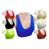 Outlet Kit 5 Top Feminino Suplex Plus Size Até G4 N 58