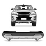 Overbumper Hilux 2019 2020 Protetor Parachoque Prata Dfender
