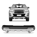 Overbumper Hilux 2019 Protetor Parachoque Prata Dfender