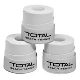Overgrip Raquete Beach Tennis Total Kit 3 Unidades Cor Branco