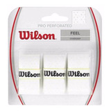 Overgrip Wilson Branco Pro Perforated Feel 3 Unidades