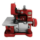 Overlock Portátil Semi Industrial vermelha 13 Itens 110v