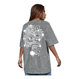 Oversize Blusa Tinta Chinesa
