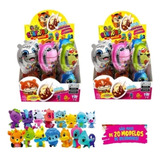 Ovinho De Chocolate Surpresa Pet Monster Kit 24 Unidades