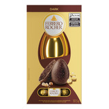 Ovo De Páscoa Ferrero Rocher Avelãs Chocolate Dark 137g