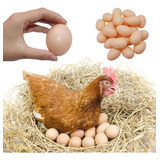 Ovos Falsos Estimula Galinha A Botar Ovo Kit C 12 Promoção