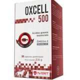 Oxcell 500 Avert 30 Cápsulas Ômega 3 Sup  P  Cães E Gatos