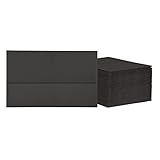 Oxford 2 Pastas De Bolso Mega Caixa De 125 Pastas De Papel Texturizadas Preto Tamanho Carta Itens Essenciais Para Listas De Materiais Escolares E Professores 57542 