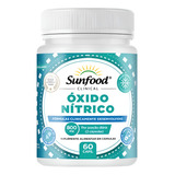 Oxido Nitrico 800mg 60 Capsulas Sunfood Clinical Sabor Sem Sabor