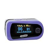 Oxímetro De Dedo G Tech Modelo OLED GRAPH Com Capa Estojo Cordão