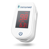 Oxímetro De Pulso Para Dedo Dellamed 5593 Cor Vermelho Branco