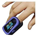 Oximetro De Pulso Portátil Oled G Tech Com Estojo E Capa De Proteção