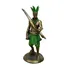 Oxóssi 10 Cm   Imagem Umbanda Candomble Cor Dourado