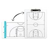 Oythiem Placa De Treinamento De Basquete Dupla Face Prancheta De Basquete Para Treinadores Quadro De Basquete Apagável A Seco Para Treinadores Quadro Branco De Basquete 1 Pacote 