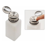 P 055 Esd Frasco Dispensador Álcool Plástico 200ml Branco