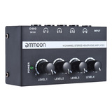 P Ammoon Ha400 Ultra compacto 4 Canais Mini Amplificador De