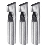 P Furador Oval Queenly 3 Peças  Cortador Oco Couro 5 X 2