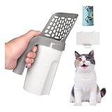 Pa Copo Coletor Fezes Coco Cata Caca Gato Cachorro Pet Scoop Pazinha Caixa De Areia Passeio Calçada Com Saquinho Saco Descartável Scooper
