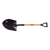 Pá De Bico Aço Com Cabo De Madeira 71cm 77405434 Tramontina Cor Preto