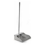 Pá Para Lixo Aço Inox Cabo Longo Coletora 67x25m Frigopro Cor Prateado