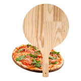 Pá Para Pizza De Madeira 35 Cm Cabo Curto