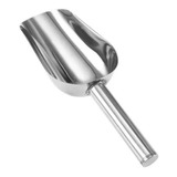 Pá Pegador Para Gelo Cereais Em Aço Inox 300ml