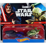 Pack - Hot Wheels Star Wars - Emperor Palpatine & Yoda 