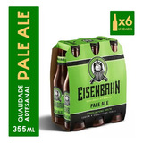 Pack 06un Cerveja Eisenbahn Pale Ale Long Neck 355ml