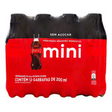 Pack 12 Coca-cola Sem Açúcar Pet 200ml - Zero