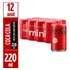 Pack 12 Refrigerante Sem Açúcar Coca-cola Mini Lata 220ml 