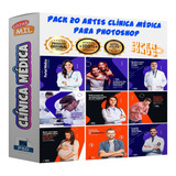 Pack 20 Artes Para Clinica Medica Editáveis Psd Png