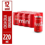 Pack 24 Refrigerante Coca-cola Original Mini Lata 220ml 