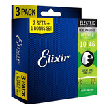 Pack 3 Encordoamento Elixir