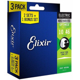 Pack 3 Encordoamentos Elixir