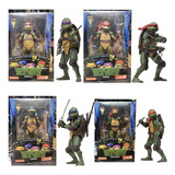 Pack 4 Action Figures Tartarugas Ninja Turtles Tmnt - Neca