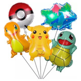 Pack 5 Balões Latex Festa Pokémon
