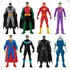 Pack 8 Bonecos Heróis E Vilões Da Dc 15cm Batman 04181 Sunny