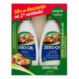 Pack Adoçante Líquido Stevia Zero Cal Frasco 2 Unidades 80ml Cada Grátis 50% De Desconto Na 2ª Unidade